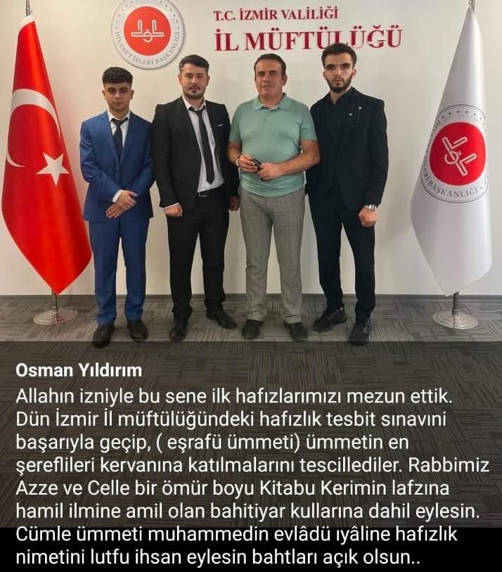 2024 YILI İLK HAFIZLARIMIZI MEZUN ETTİK